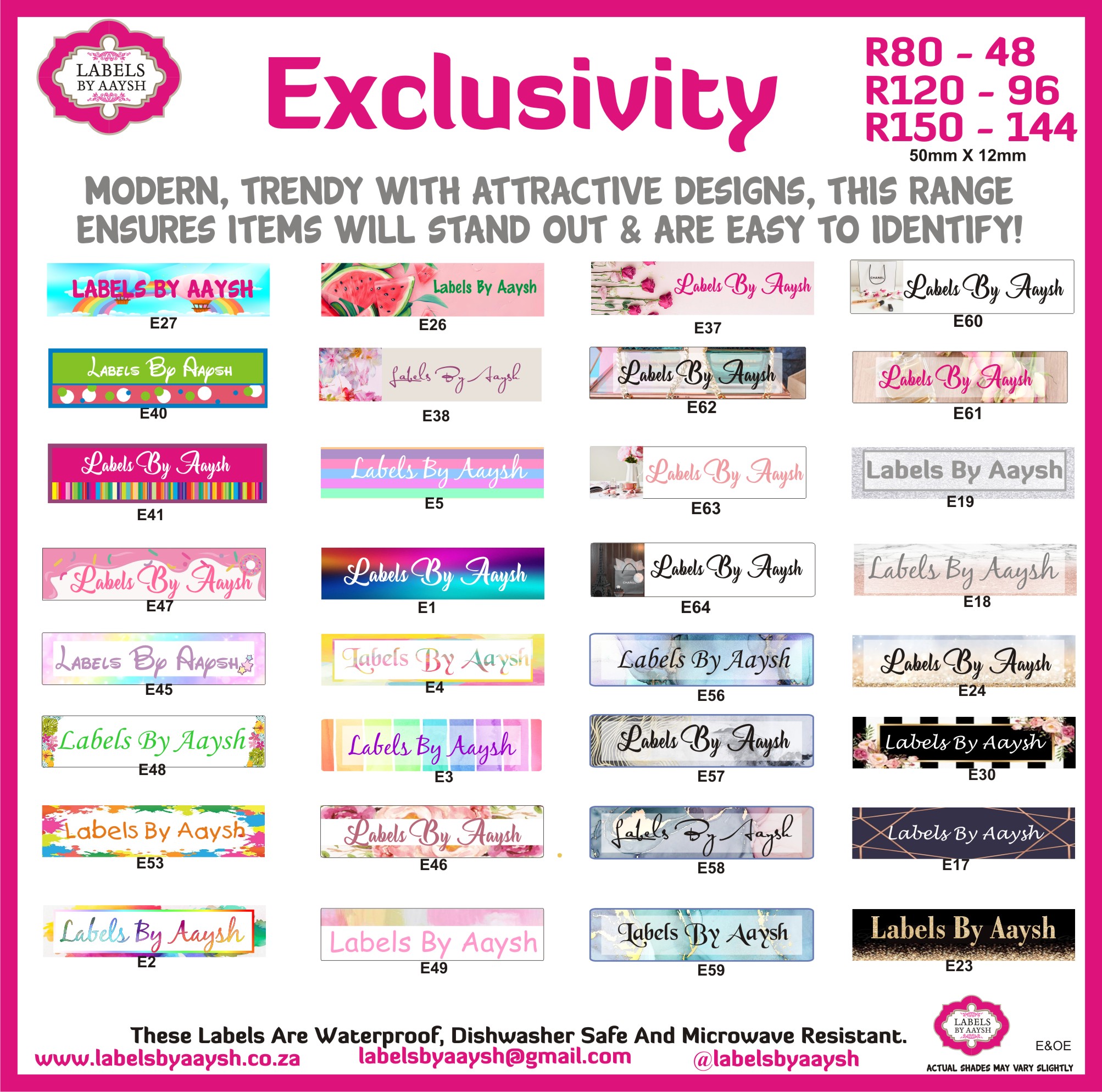 Exclusivity Ad 2024g